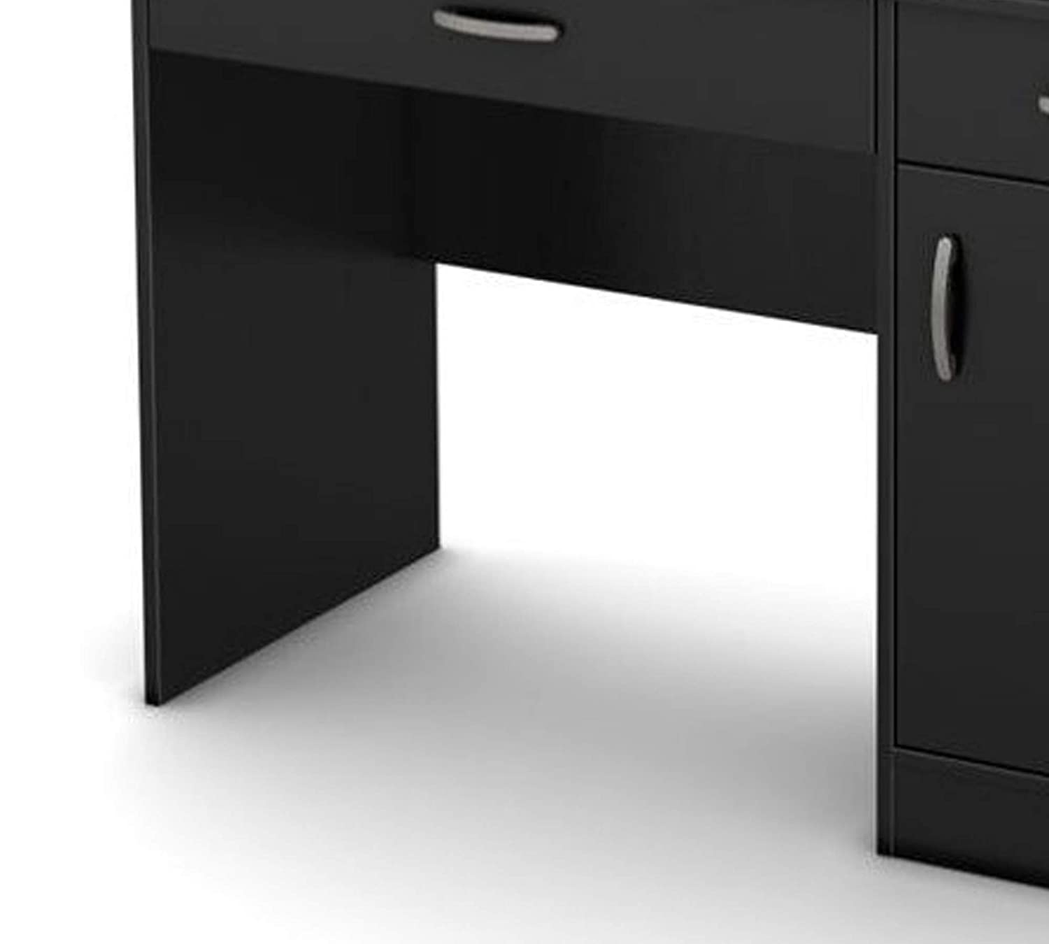 Computer Table with Side Storage & Drawers