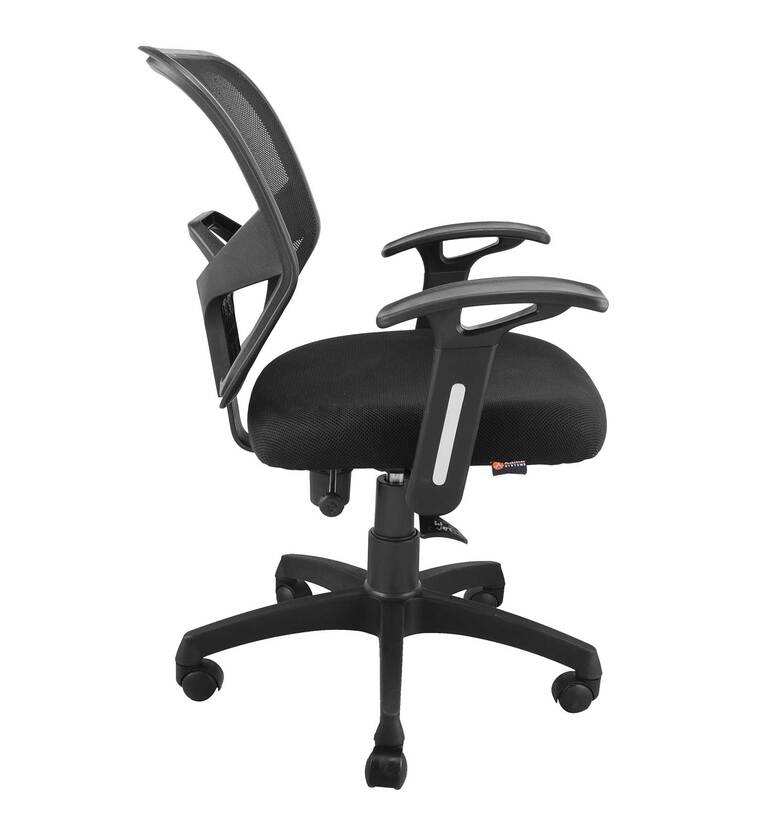 Medium Back Executive Office Chair with Nylon Base