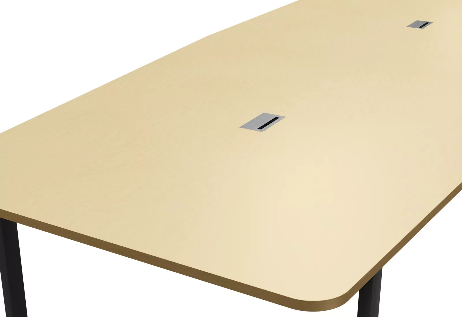 Meeting Table for Office Furniture High Quality & Unique Design Made in Particle Board/ MDF/Plywood with Metal Base Wire Manager