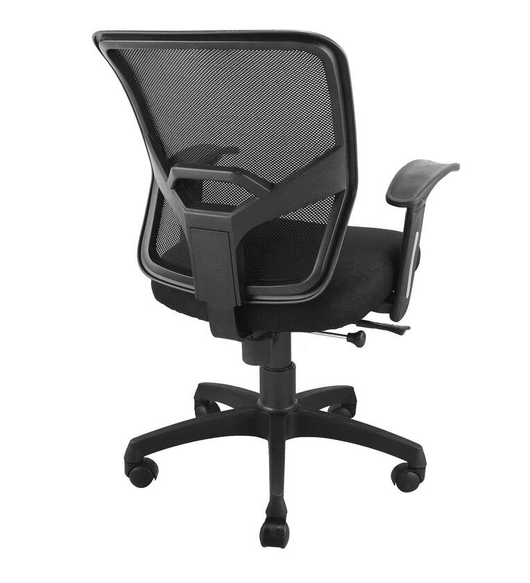 Medium Back Executive Office Chair with Nylon Base