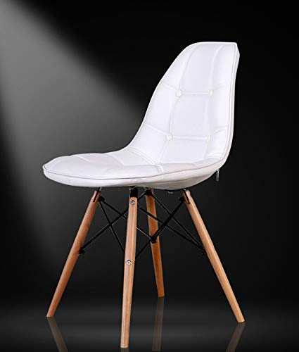 Cafe Chair in Wooden Legs -