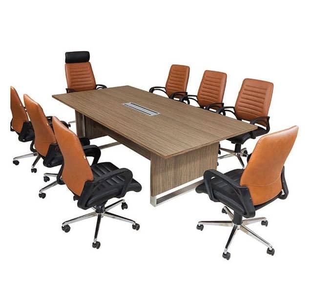 Conference Table with Wire Manager -