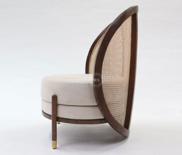 Curved Teak Wood Chair -