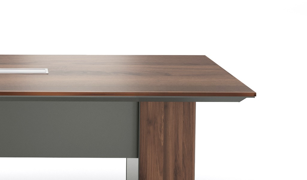 Conference & Meeting Room Table Finish in Dual Color Table made in MDF with Laminate and Particle Board