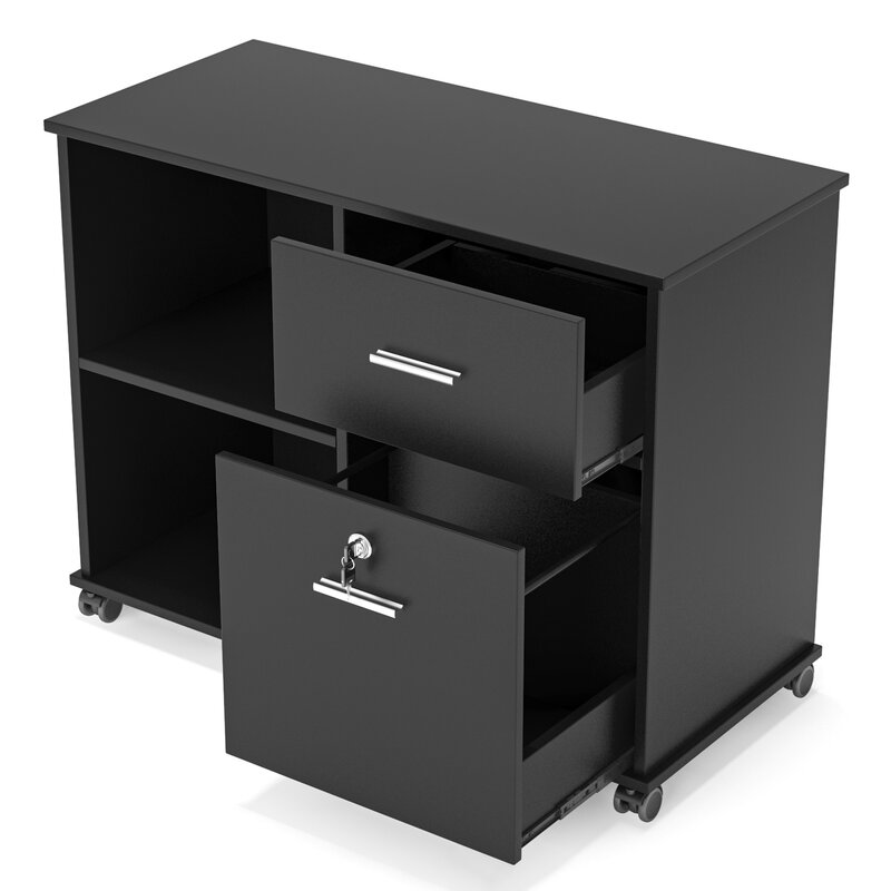 Drawer & Pedestal with Wheel Base -