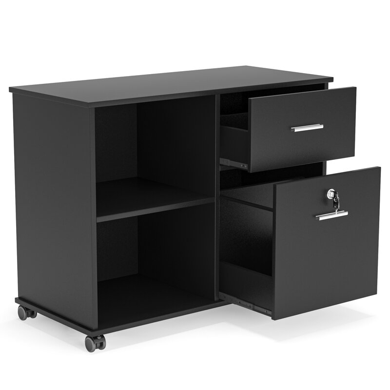 Drawer & Pedestal with Wheel Base -