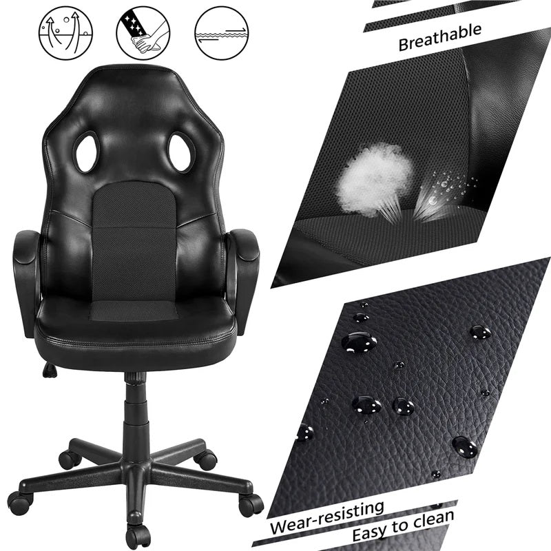 Gaming Chair with Leather -