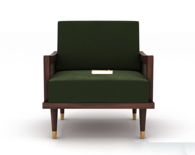 Green Lounge Arm Chair -