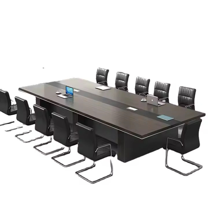 Conference Meeting for Office Table , Cable Management Office Table (Brown)