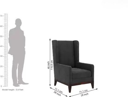 High Back Wing Lounge Chair -