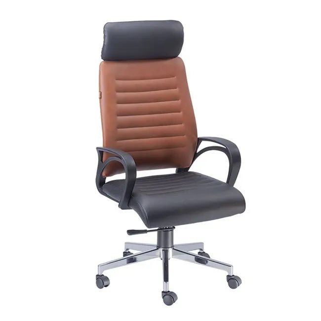 High Back Director Office Chair with Chrome Base