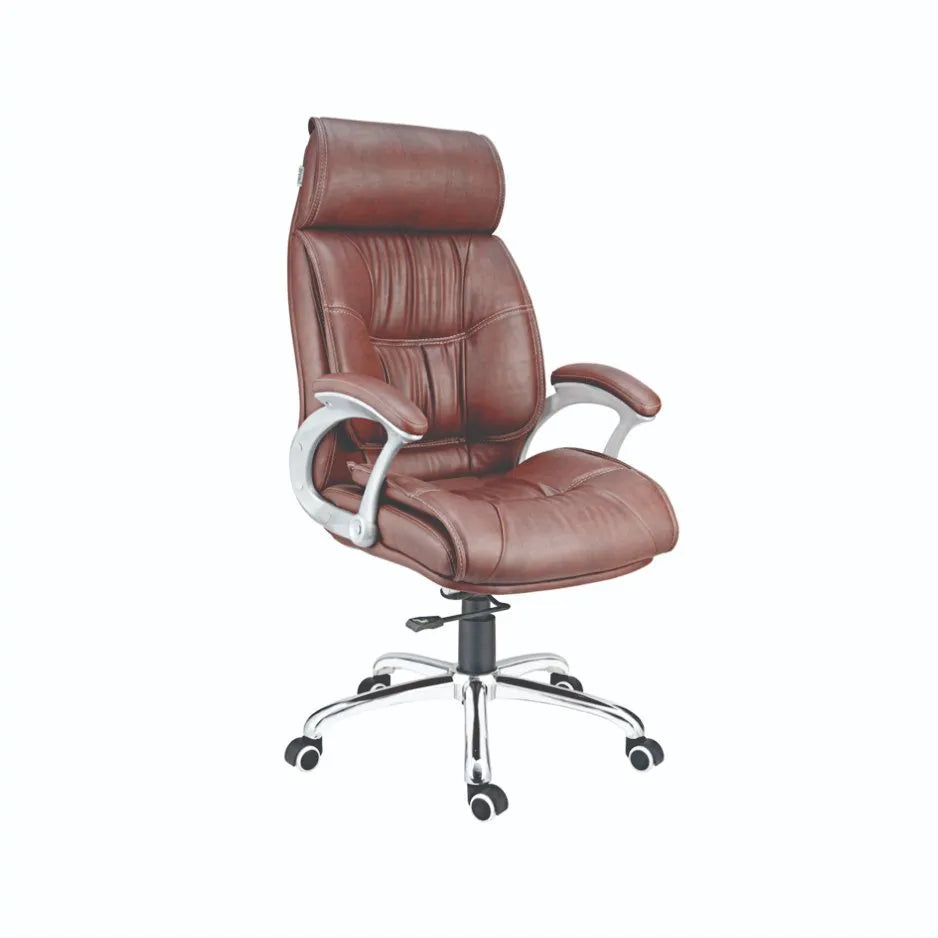 High Back Executive Office Chair with Chrome Base