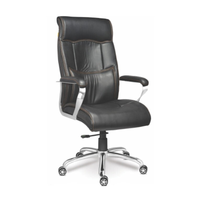 High Back Executive Office Chair with Chrome Base