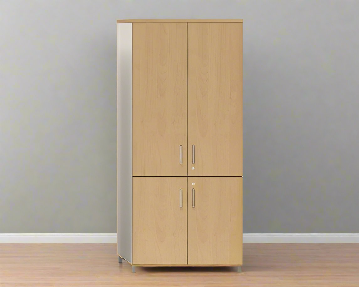 4 Door Wooden Wardrobe Made in 18mm Thick Prelaminated Particle Board