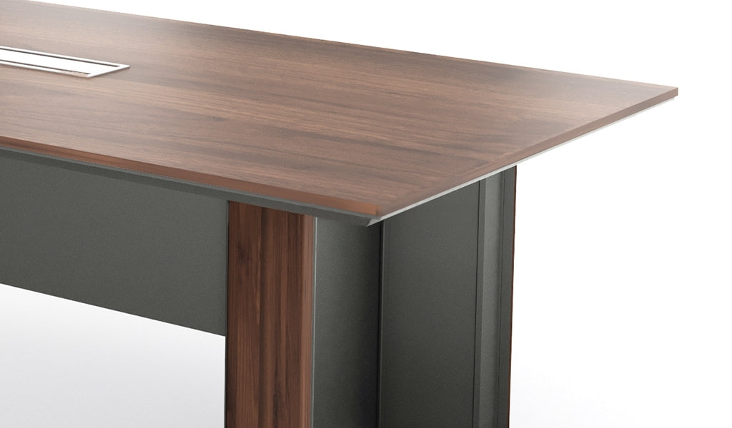 Conference & Meeting Room Table Finish in Dual Color Table made in MDF with Laminate and Particle Board