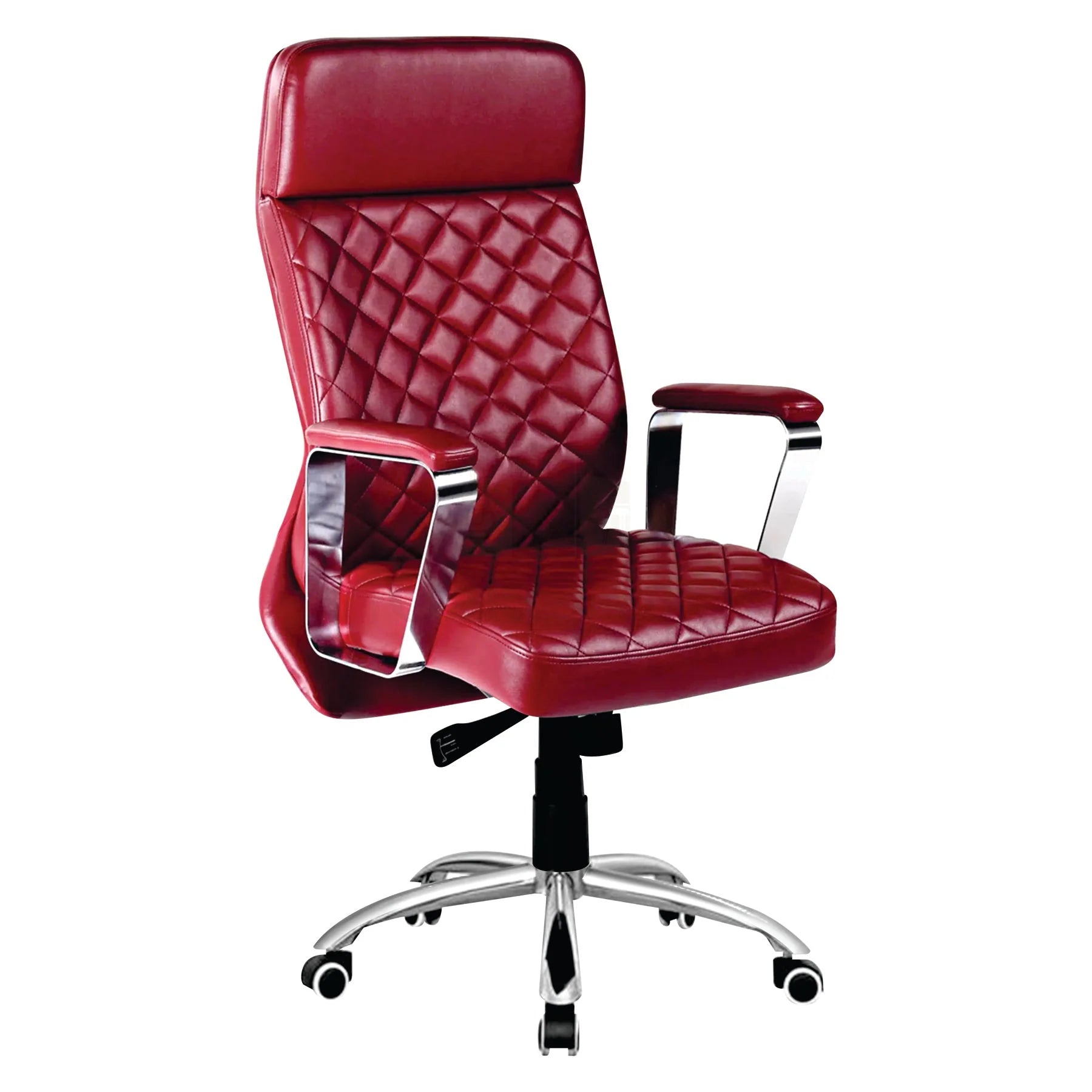 Director Chair in Leatherette with Chrome Base