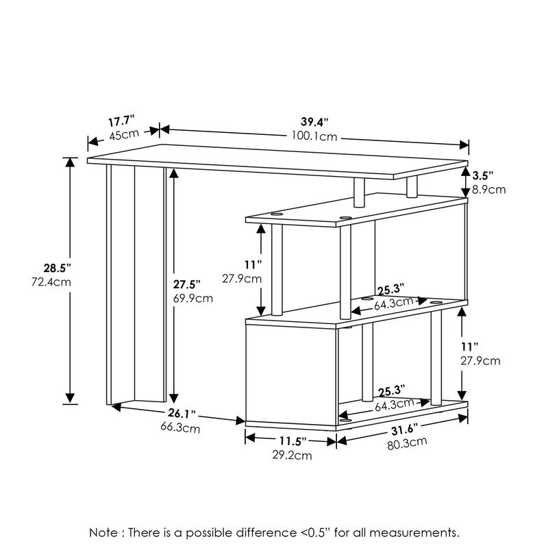 Office Computer Table in Wooden -