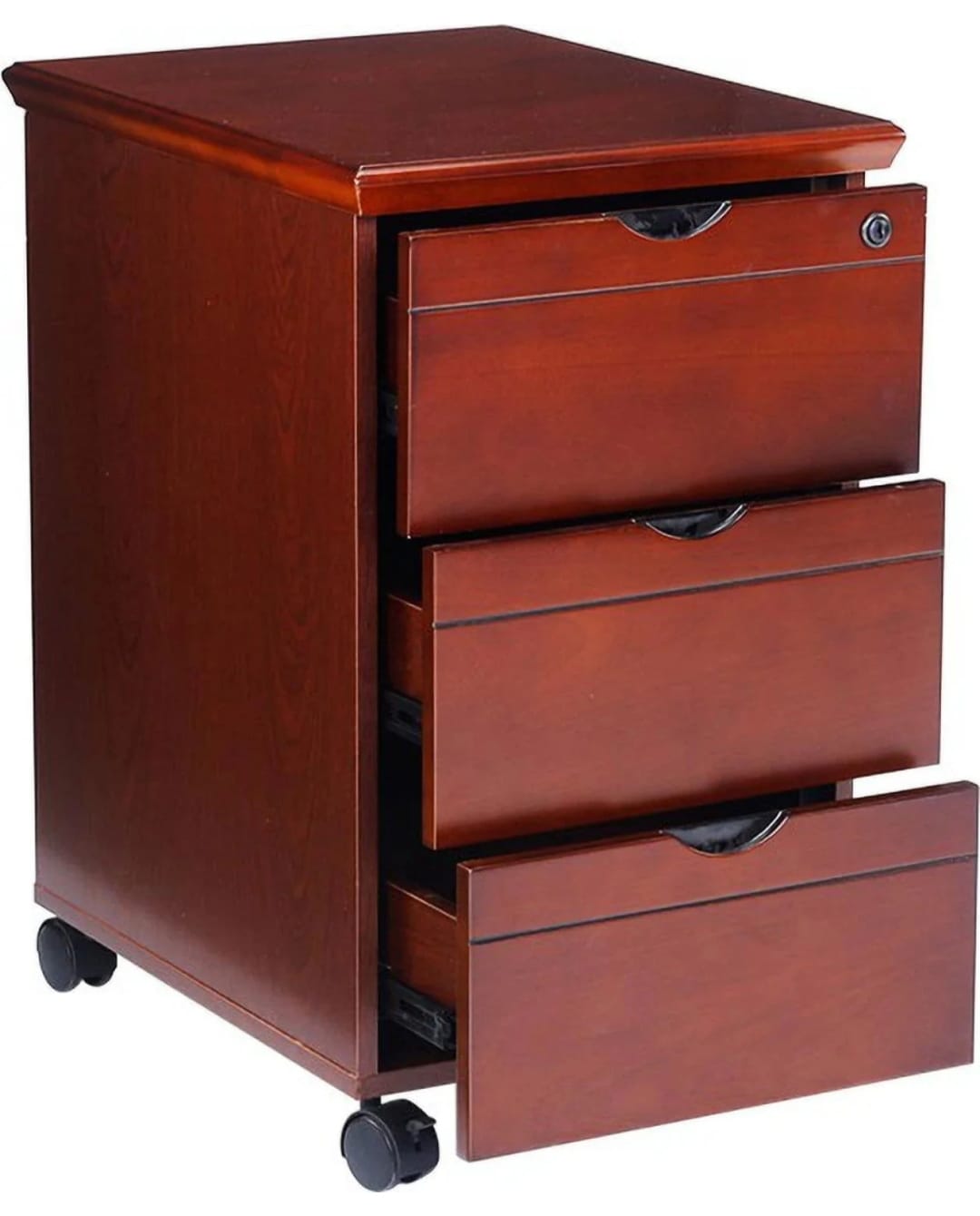 Stylish Drawer & Pedestal Made in MDF with Durable Wheel Base for Convenient Storage and Easy Mobility