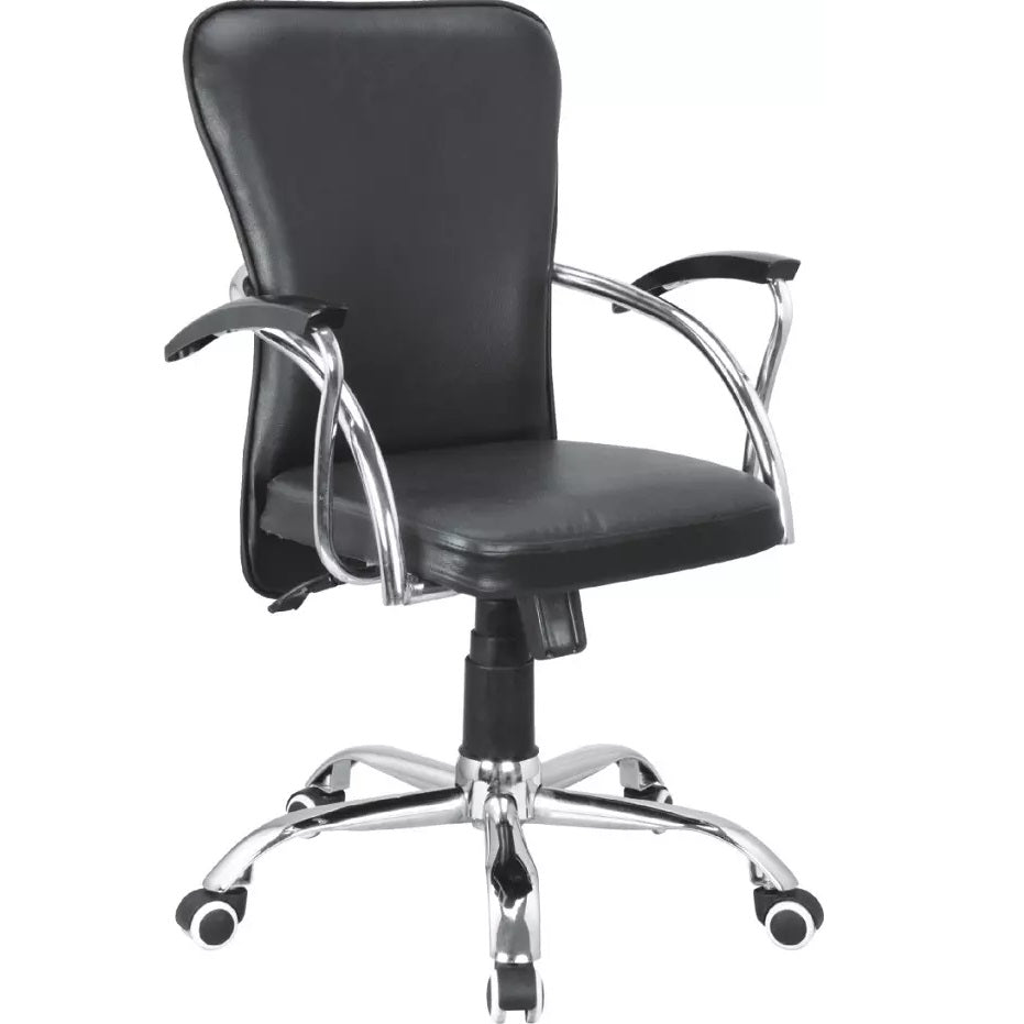 Medium Back Executive Chair with Chrome Base