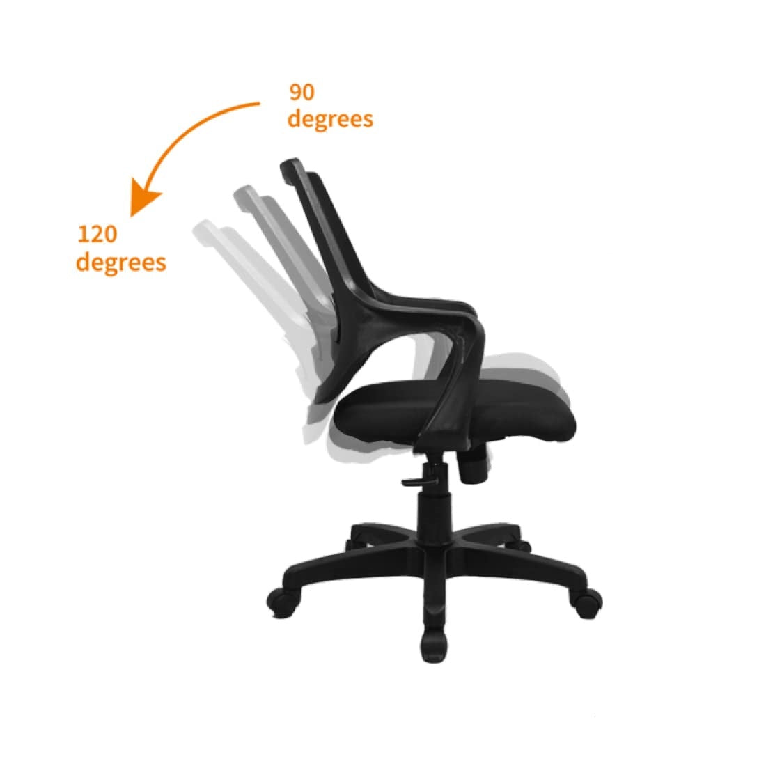 Medium Back Executive Chair with Nylon Base