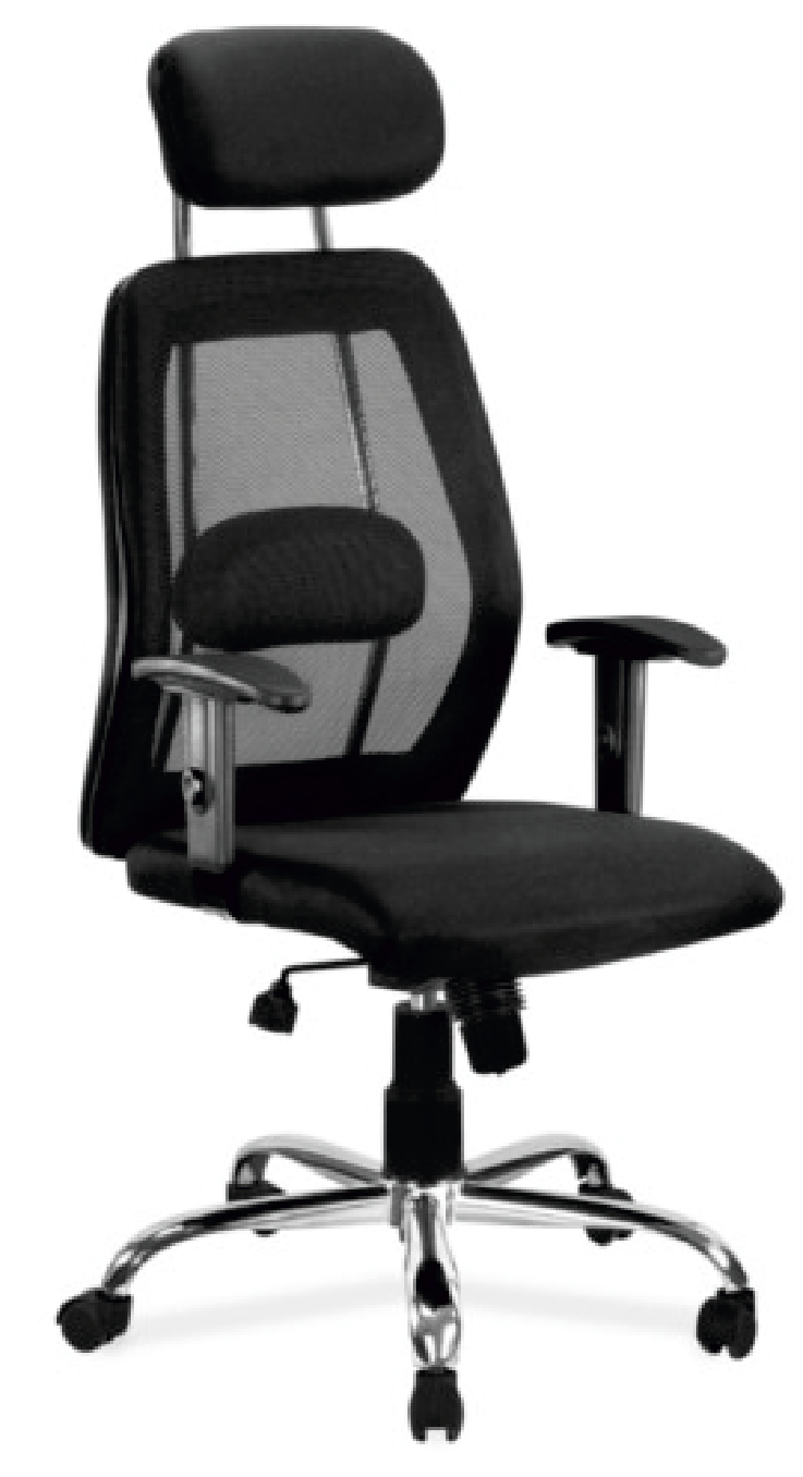 High Back Director Office Chair with Chrome Base