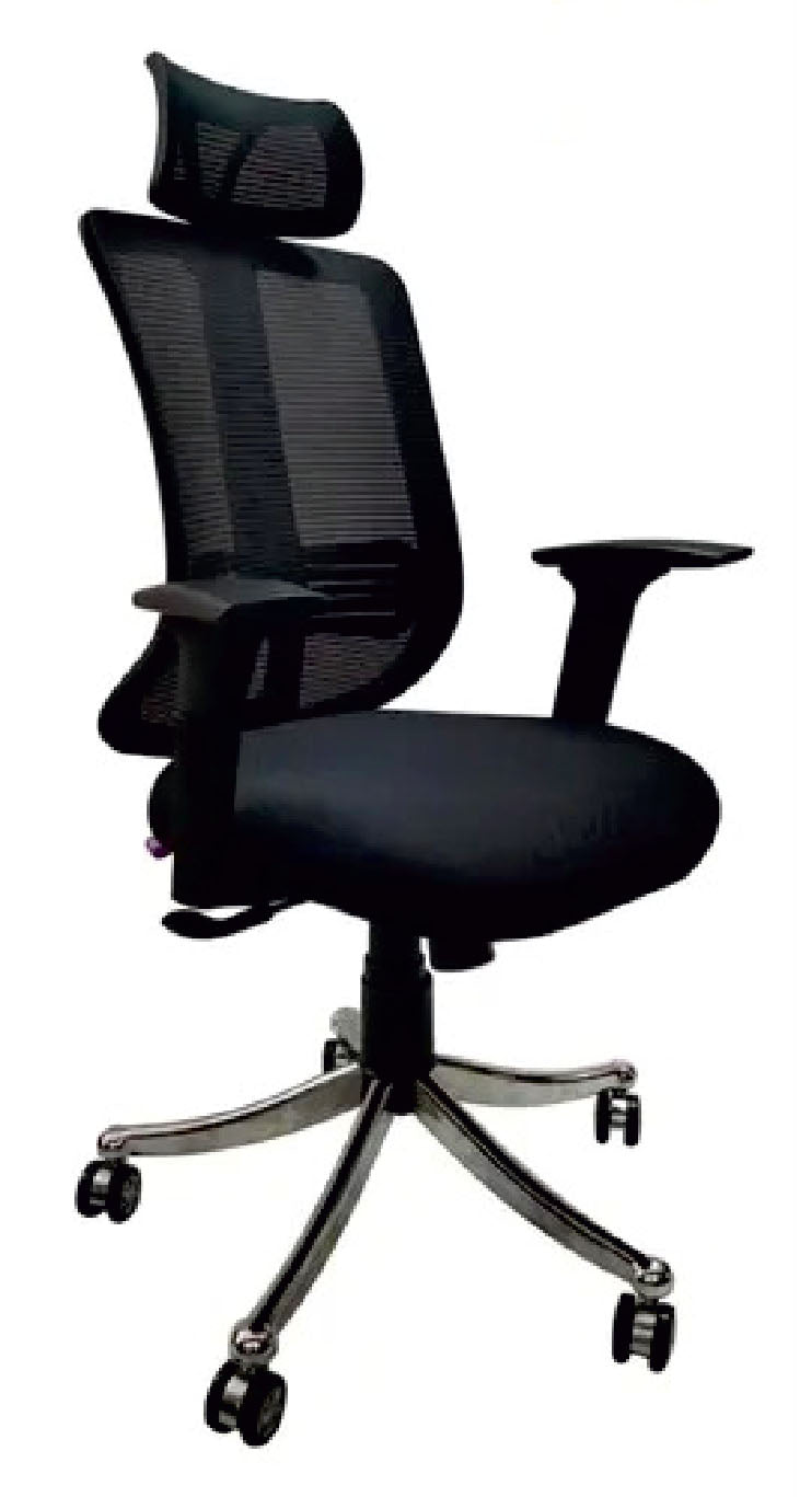 Mid Back Executive Office Chair with Chrome Base