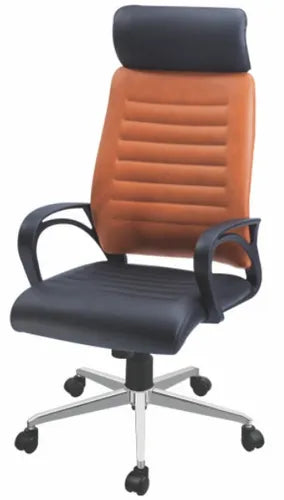 High Back Director Office Chair with Chrome Base