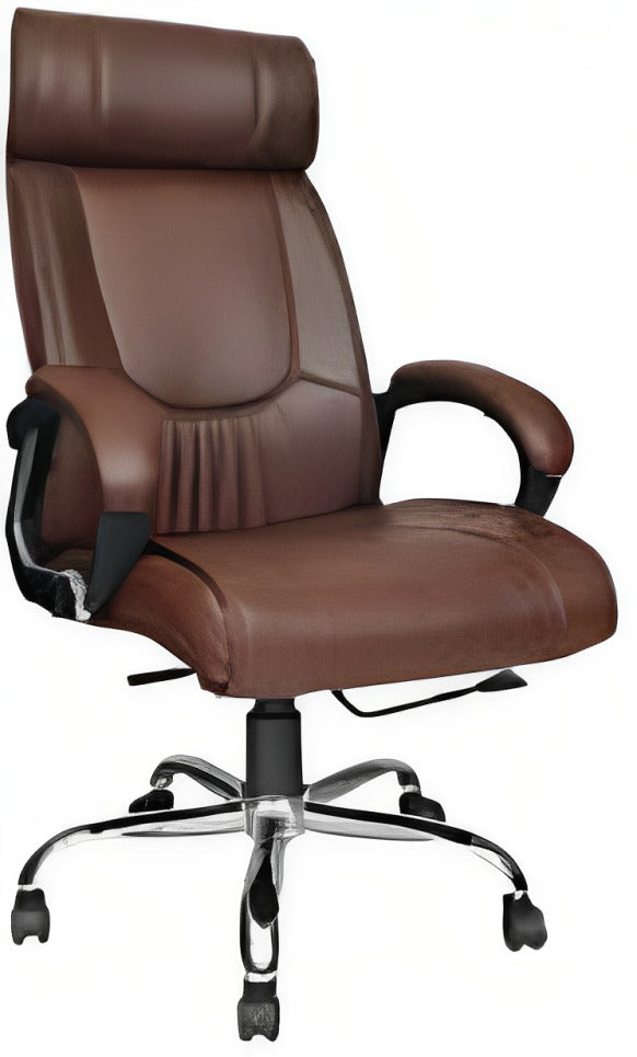 High Back Office Chair Leatherette Base