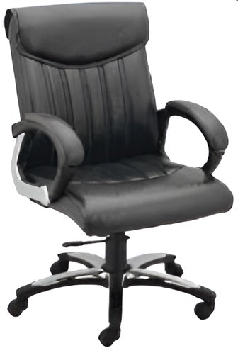 Medium Back Office Chair with Chrome Base