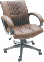 Mid Back Office Chair with Chrome Base