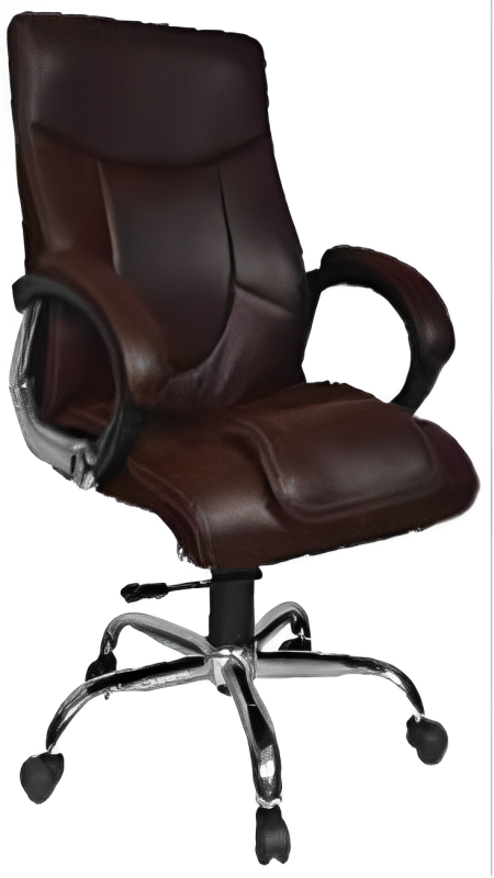 High Back Office Chair Leatherette Base