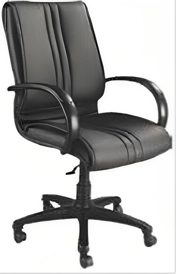 Medium Back Office Chair with Chrome Base