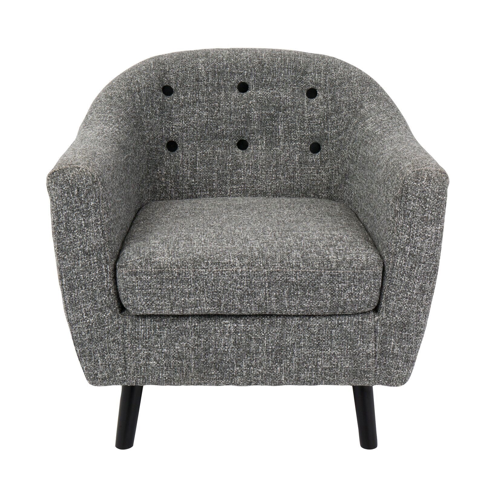 Single Seat Linen Fabric Armchair -