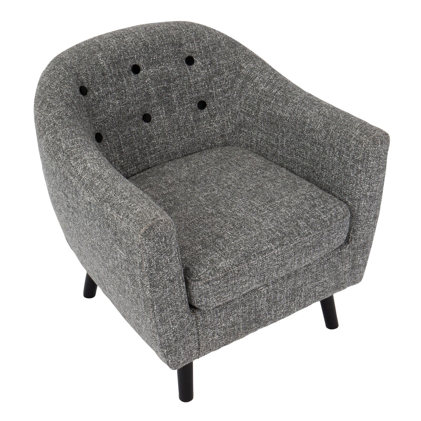 Single Seat Linen Fabric Armchair -