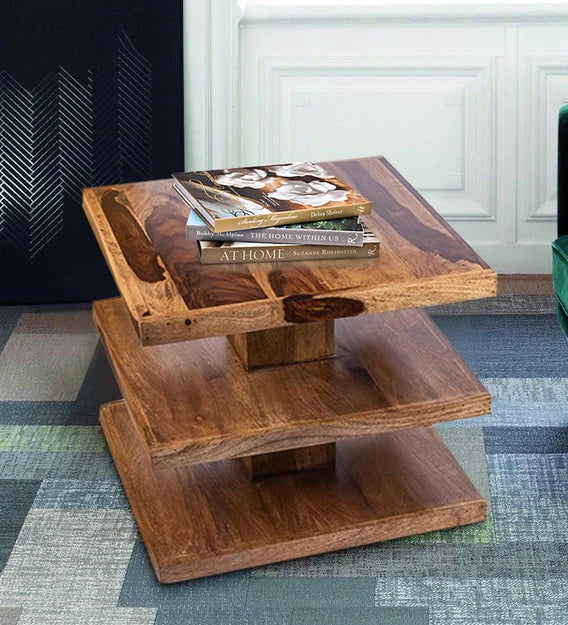 Solid Wood Bedside Table -