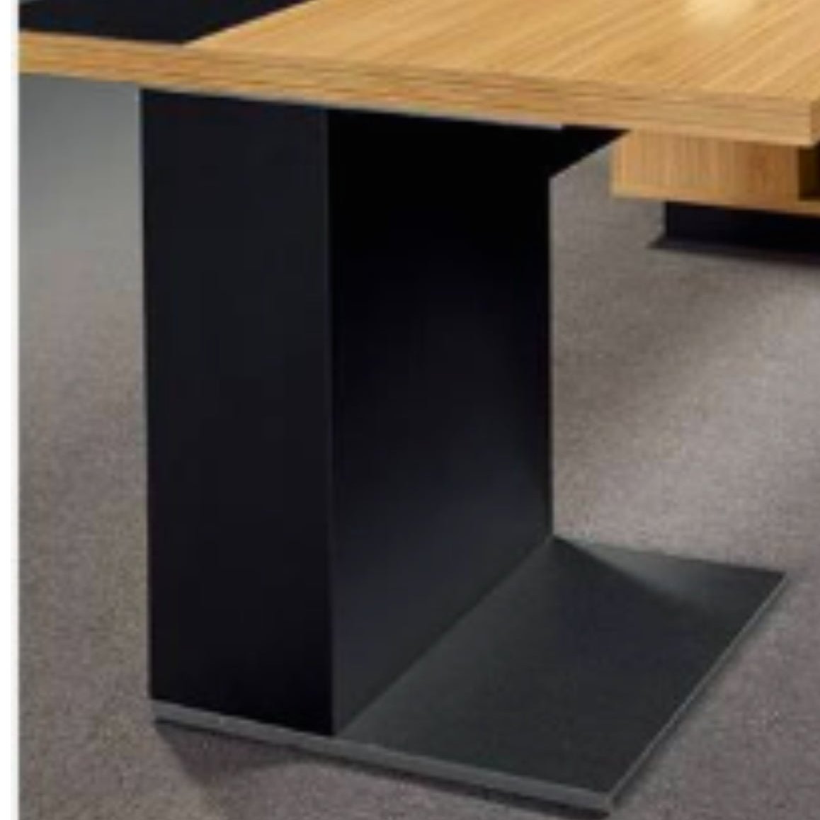 Executive Table with Drawer Pedestal & Openable shutter