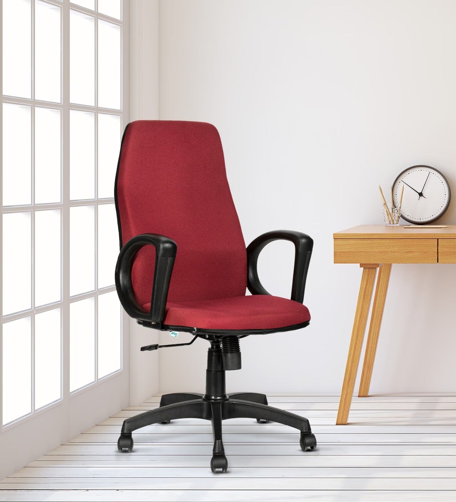 High Back Executive Office Chair with Nylon Base