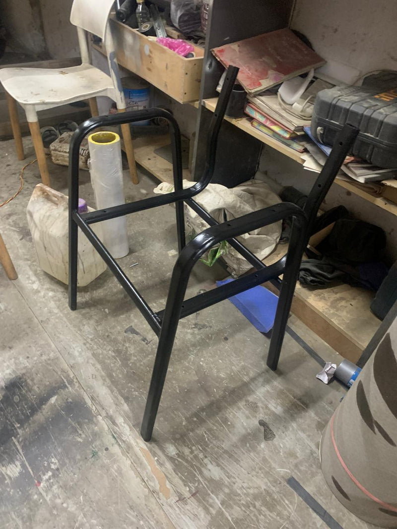 Office Visitor Chair Metal Legs Base