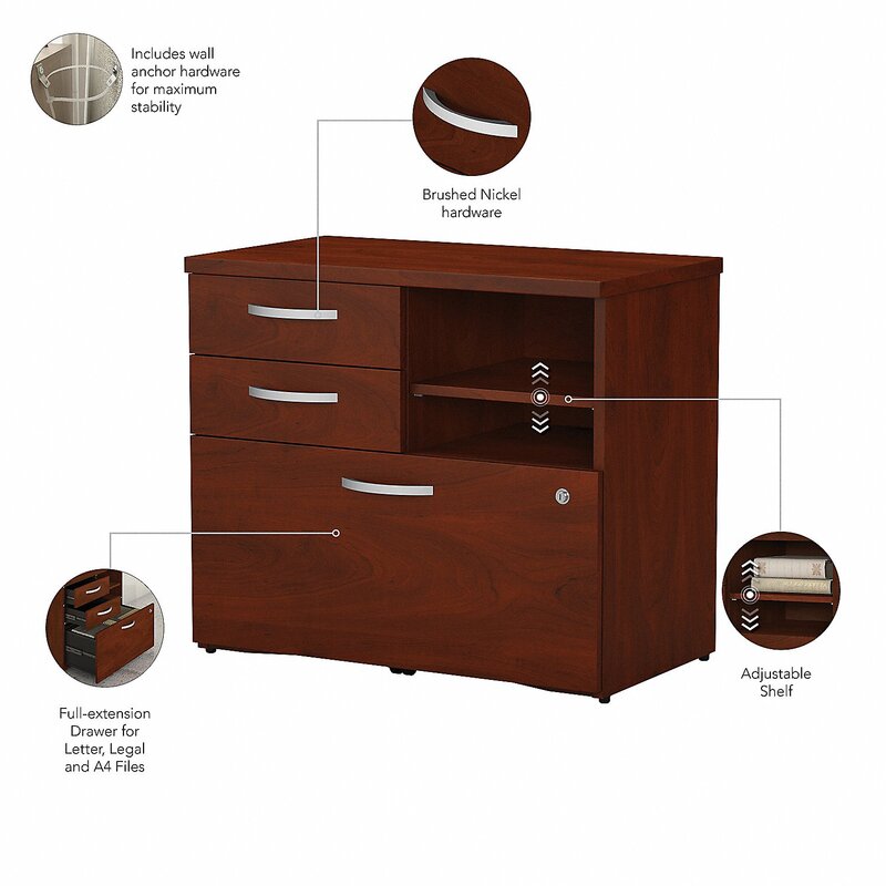 Wooden Drawer & Pedestal -