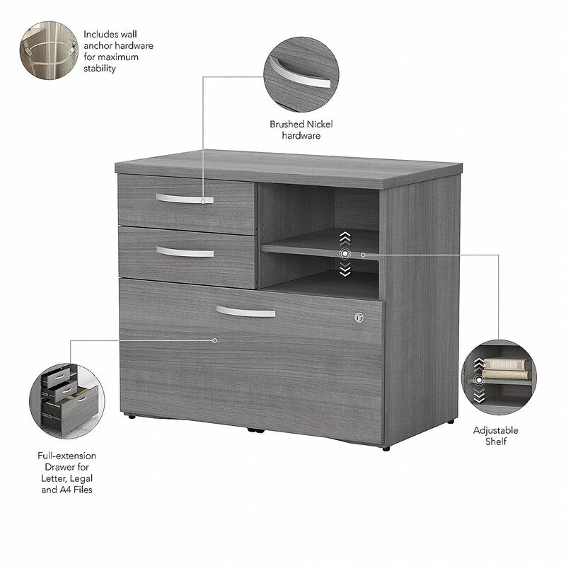 Wooden Drawer & Pedestal -