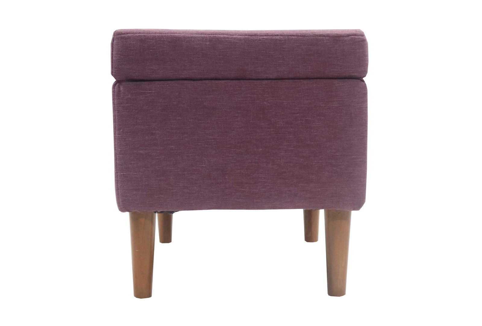 Wooden Frame Fabric Ottoman -