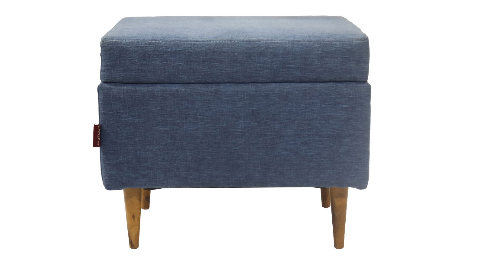 Wooden Frame Fabric Ottoman -