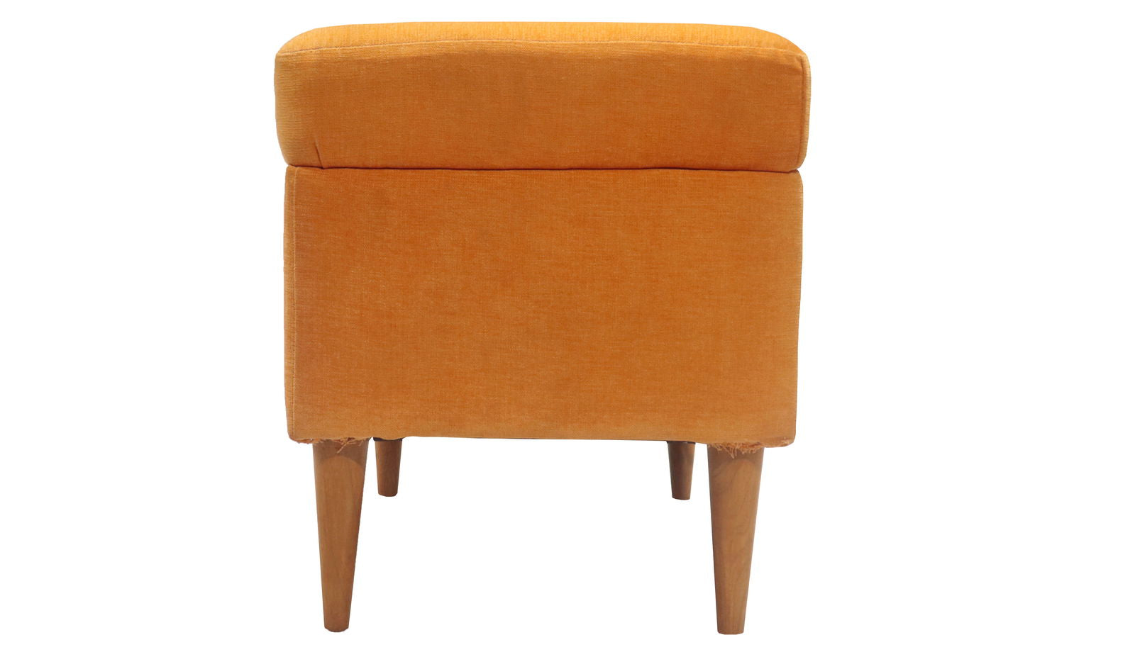 Wooden Frame Fabric Ottoman -