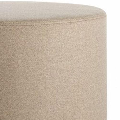 Wooden Frame Fabric Ottoman -