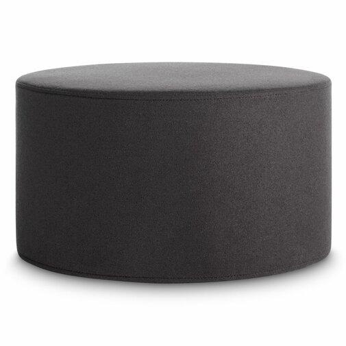 Wooden Frame Fabric Ottoman -