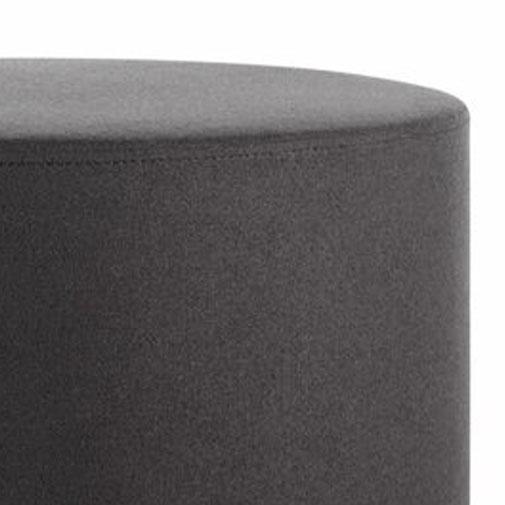 Wooden Frame Fabric Ottoman -