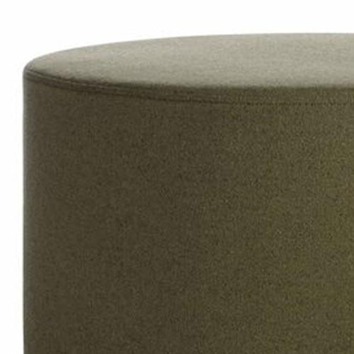 Wooden Frame Fabric Ottoman -