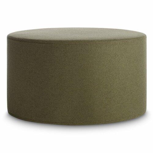 Wooden Frame Fabric Ottoman -