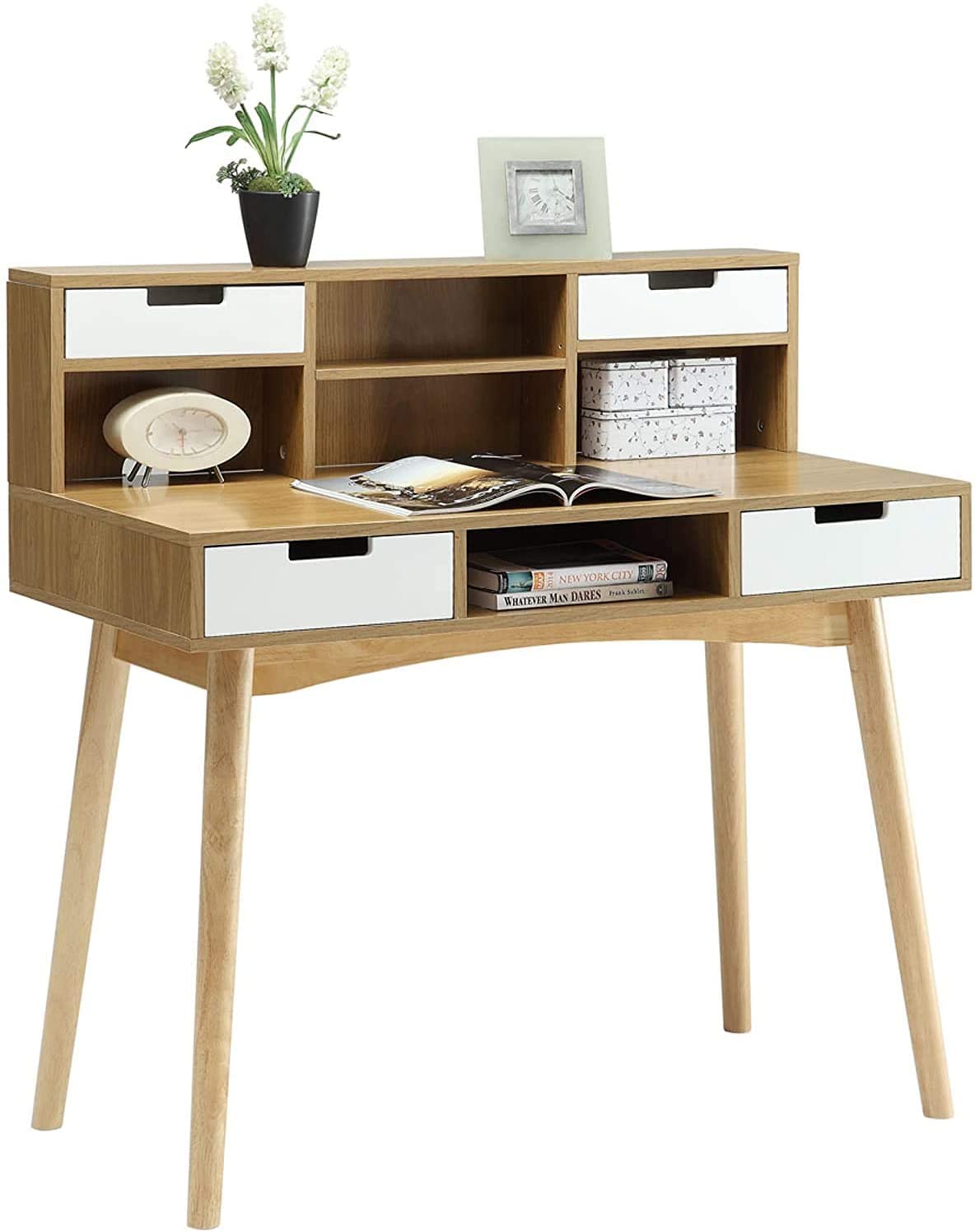 Wooden Top & Base Study Table -