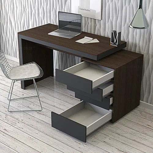 Wooden Top & Base Study Table -